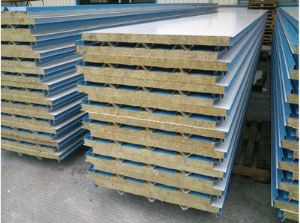 Papan Sandwich Atap Bergelombang Wool Rock